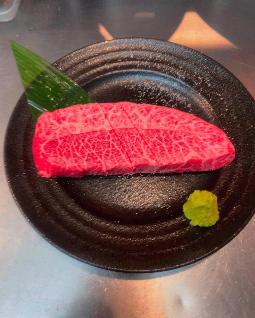 本日のオススメは和牛ミスジです。